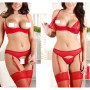 Strip Set Red cottelli collection Sexy Red Underwear
