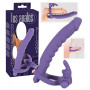 Vibrating Phallus Wearable Strap Onwith Vibrating Phallic Ring DOUBLE DELIGHT