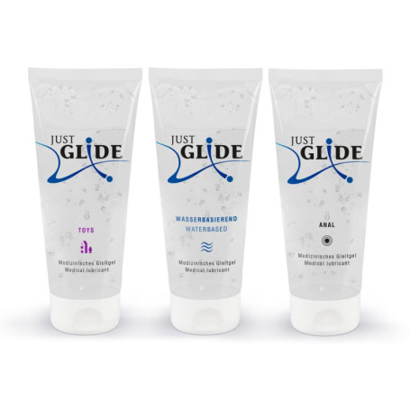 kit 3 pcs Sexual lubricant lubricant just glide 3 for 200ml
