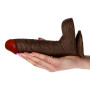 Realistic vibrator real rapture brown 7.5'' Vibrating Dildo