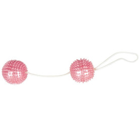 vaginal balls with pink ball stimulating crests