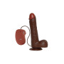 VIBRATORE REALISTICO REAL RAPTURE BROWN 9''