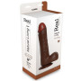 REAL RAPTURE BROWN REALISTIC VIBRATOR 9''