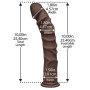 Make it realistic dildo The D racin' D 10 chocolate