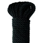Constrictive bondage rope bdsm ligatures fetish fantasy Black