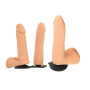 kit phallus wearable dildo strap on vaculock Dual Density Set