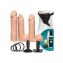 kit phallus wearable dildo strap on vaculock Dual Density Set