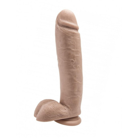 Realistic Dildo Maxi large skin dildo with testicles and suction cup the cock 10 flesh