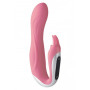 Double rabbit vibrator with neo vibe clitoral stimulator