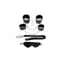 Kit fetish bondage Frusta manette cavigliere e maschera fantasy