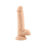 Make it realistic vaginal dildo with suction cup and silicone testicles safe rod large flesh 7