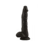 Fallo realistico nero dildo vaginale in silicone con ventosa safe long stocky real Black