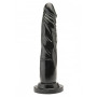 Fallo con ventosa realistico dildo vaginale nero cock 7