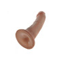 Fallo con ventosa dildo realistico vaginale king cock 6 tan