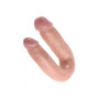 Fallo doppio vaginale anale dildo realistico king cock flesh shaped medium flesh