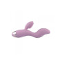 Vibratore rabbit vaginale doppio in silicone rosa dildo vibrante con stimolatore clitoride