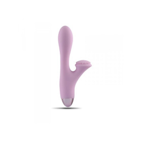 Vibratore in silicone vaginale doppio con stimolatore clitoride design dildo vibrante