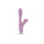Double Vaginal Silicone Vibrator with Clitoral Stimulator Vibrating Dildo Design