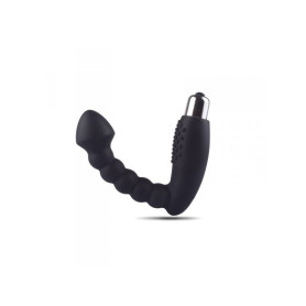 Anal Vibrator for Men Black Silicone Prostate Vibrating Dildo