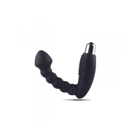 Anal Vibrator for Men Black Silicone Prostate Vibrating Dildo