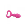 Fallo plug anale in silicone dildo realistico anale vaginale HEART CLIP TIP