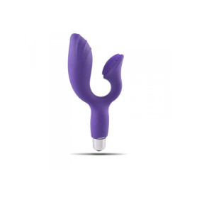 Vibratore doppio vaginale e stimolatore clitoride in silicone way vers plus
