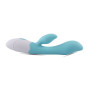 Vibrator rabbit double realistic vibrating phallus vaginal blue stimulator for rechargeable clitoris