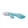 Vibrator rabbit double realistic vibrating phallus vaginal blue stimulator for rechargeable clitoris