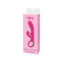 Vaginal Vibrator Rabbit Dildo Double Vibrating Pink Silicone Clitoral Stimulator