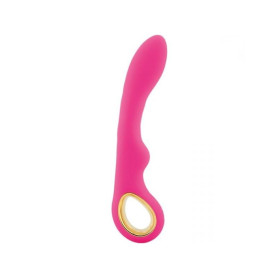 Vibratore vaginale in silicone dildo ricaricabile vibromassaggiatore fallo vibrante realistico rosa
