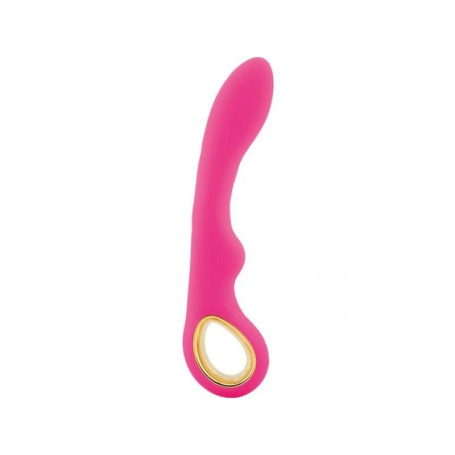 Vibratore vaginale in silicone dildo ricaricabile vibromassaggiatore fallo vibrante realistico rosa
