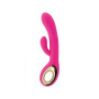 Realistic Double Rabbit Vibrator with Waterproof Rechargeable Vibrating Clitoral Stimulator