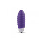 Vibratore vaginale fallo dildo vibrante mini stimolatore clitoride in silicone viola
