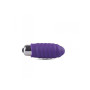 Vibratore vaginale fallo dildo vibrante mini stimolatore clitoride in silicone viola