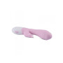 Vibratore vaginale rabbit doppio stimolatore clitoride realistico ricaricabile in silicone rosa