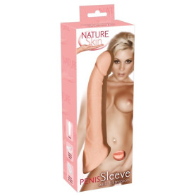 Men's Wearable Phallic Sheath Penis Extension with Phallic Ring