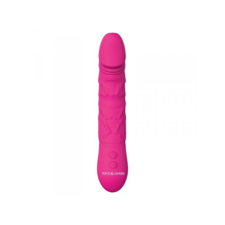 Realistic Silicone Vibrator Vaginal Phallus Rechargeable Vibrator Vibrator Pink