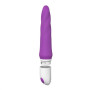 Vibratore in silicone realistico vaginale anale dildo fallo vibrante in silicone unicorn vibe purple