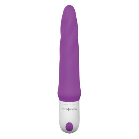 Vibratore in silicone realistico vaginale anale dildo fallo vibrante in silicone unicorn vibe purple