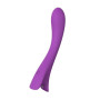Silicone Vaginal Rechargeable Vibrator Massager Stimulator Phallus Dildo Vibrating Plot Clit Purple