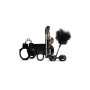 Kit sex toys con vibratore rabbit vaginale palline vaginali manette anello fallico nero love kit black