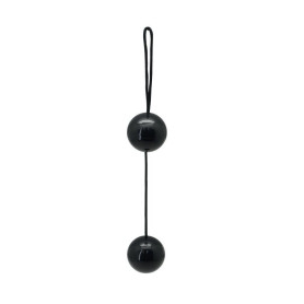 Double black vaginal balls geisha stimulator massager vibrating egg