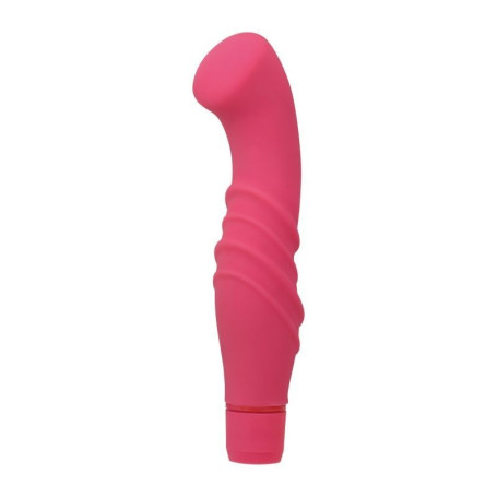 Silicone Vibrating Pink Vaginal Dildo Waterproof Vibrator for G-spot