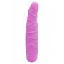 Vibratore vaginale anale pink realistico fallo dildo vibrante in silicone slim sex toys