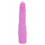 Realistic vaginal vibrator slim phallus vibrating phallus pink silicone sex toys get real