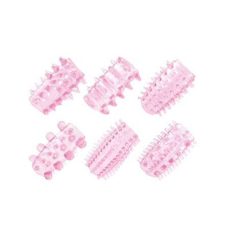 Kit phallic ring sex toys against premature ejaculation sheath for penis 6pcs