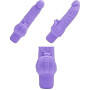 Silicone Vaginal Vibrator Dildo Vibrating Falllo Get Real Realistic Sex Toys Purple