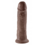 Fallo maxi big king cock dildo grande realistico vaginale con ventosa 10 brown