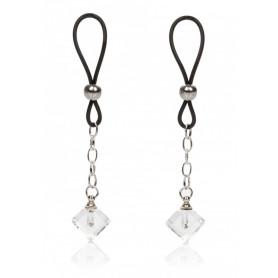 Tighten Nipple Pullers Nipples Clamps Stimulator Pliers Fetish Kit Set Sexy for Bondage Diamond