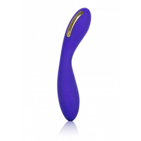 Vibrator Vaginal Anal Stimulator Dildo Phallus in vibrating silicone with electric discharge impulse